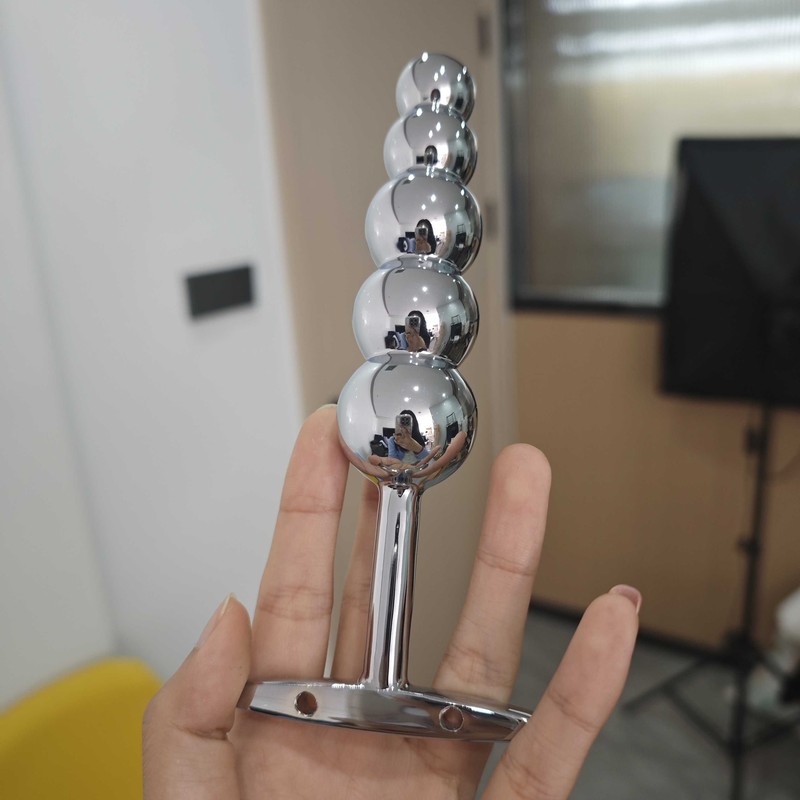 Anal Beads Dildo Steel Metal Ball Couples Anul Butt Plug Sex Toys Erotic BDSM US