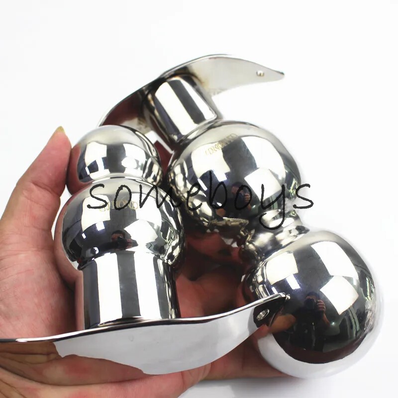 6 Sizes Stainless Steel Anal Dildo Plug Butt Balls Anus Diator Sex Toys Adults