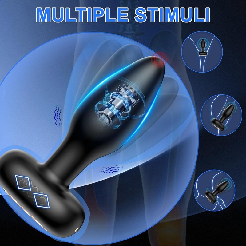 Sex Toys for Women Rotation Anal Vibrator Prostate Massager Anal Butt Plug Gift gallery