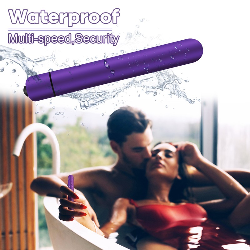 Extra Long Slender Bullet Vibrator Clit Anal G-Spot Sex Toy For Women-Multispeed gallery
