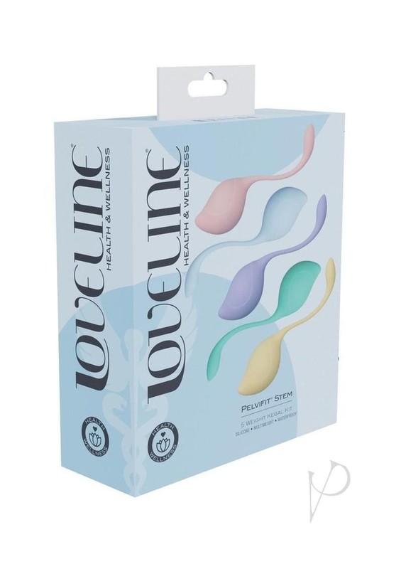 Loveline PelvFit Multiweight Stem Kegel Kit (5 Piece) – Multicolor