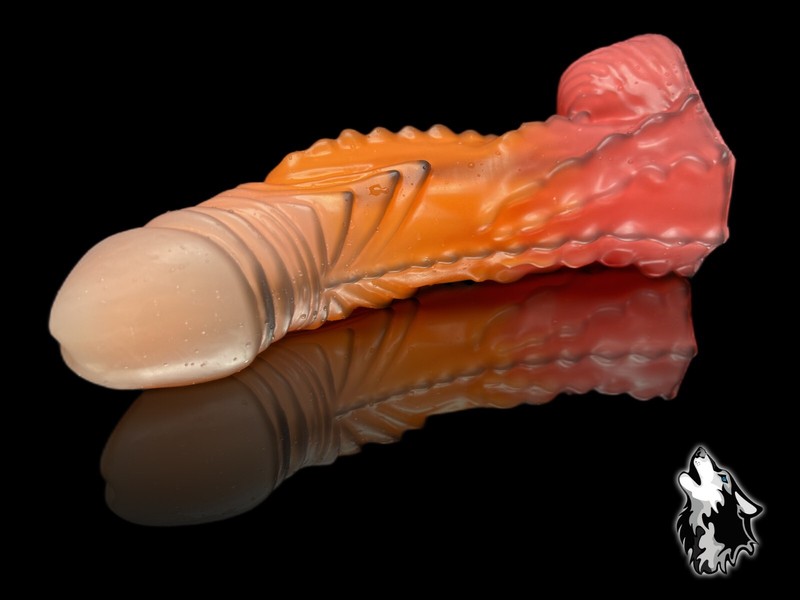 Fantasy Demon Devil Dildo 7 inch platinum silicone monster realistic sex toys gallery