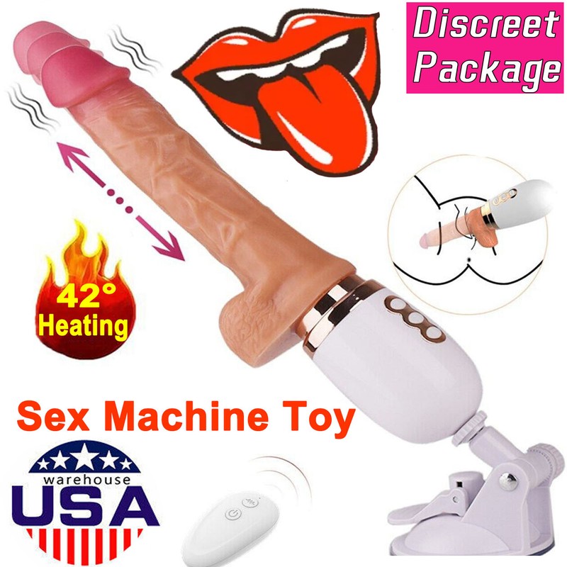 Automatic 7 Thrusting Dildo Sex Machine for Women Hands-Free Sex Toys Heating