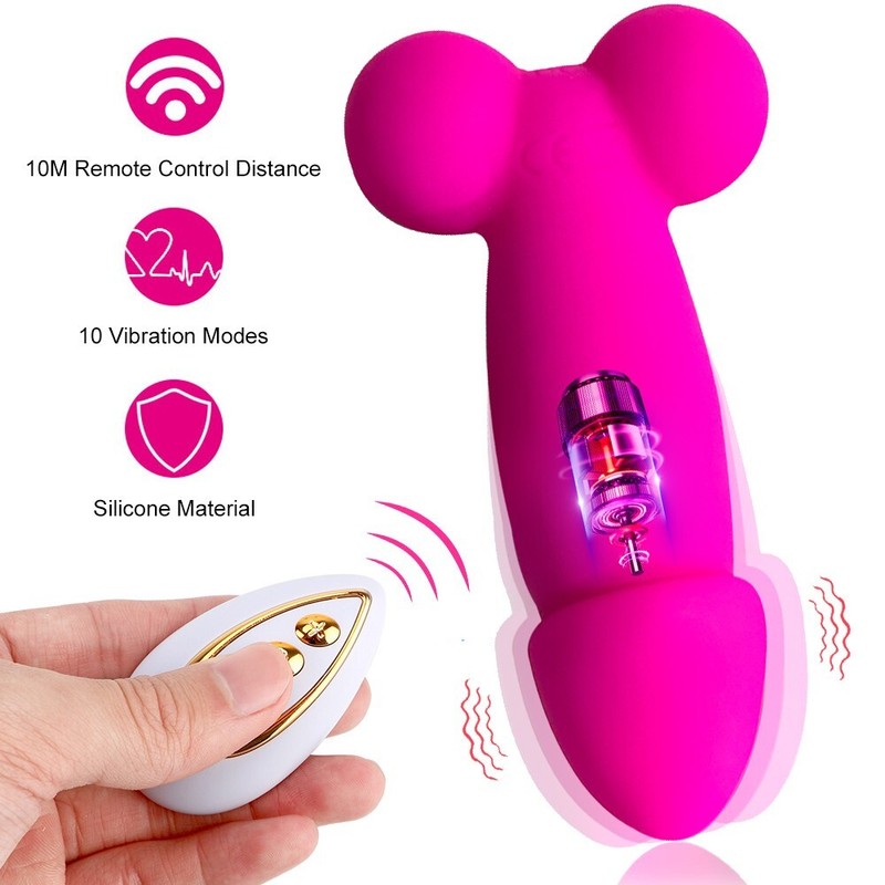 10Speed Extra Small Dildo Clit Anal G-spot Vibrator Stimulator Sex-toy for Women