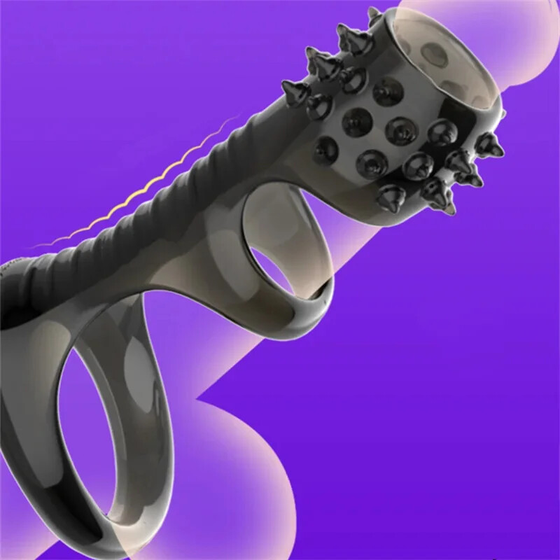 Couples Penis Ring Lock Male Men Sex Cock Penis Ring Erection Enhance Stretcher