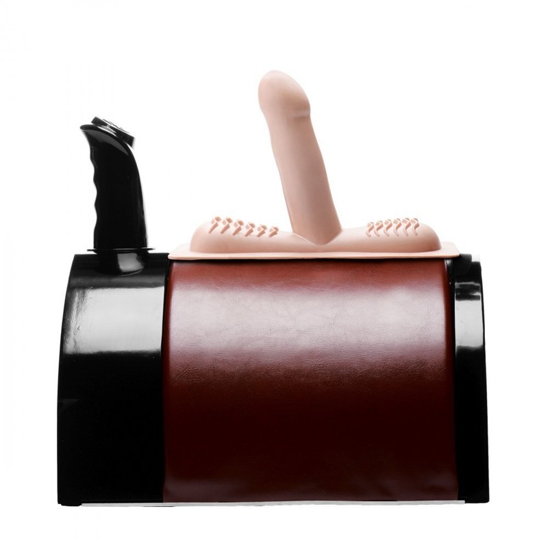 Love Botz Saddle Deluxe Riding Sex Machine Dual Attachments Couple Foreplay Game
