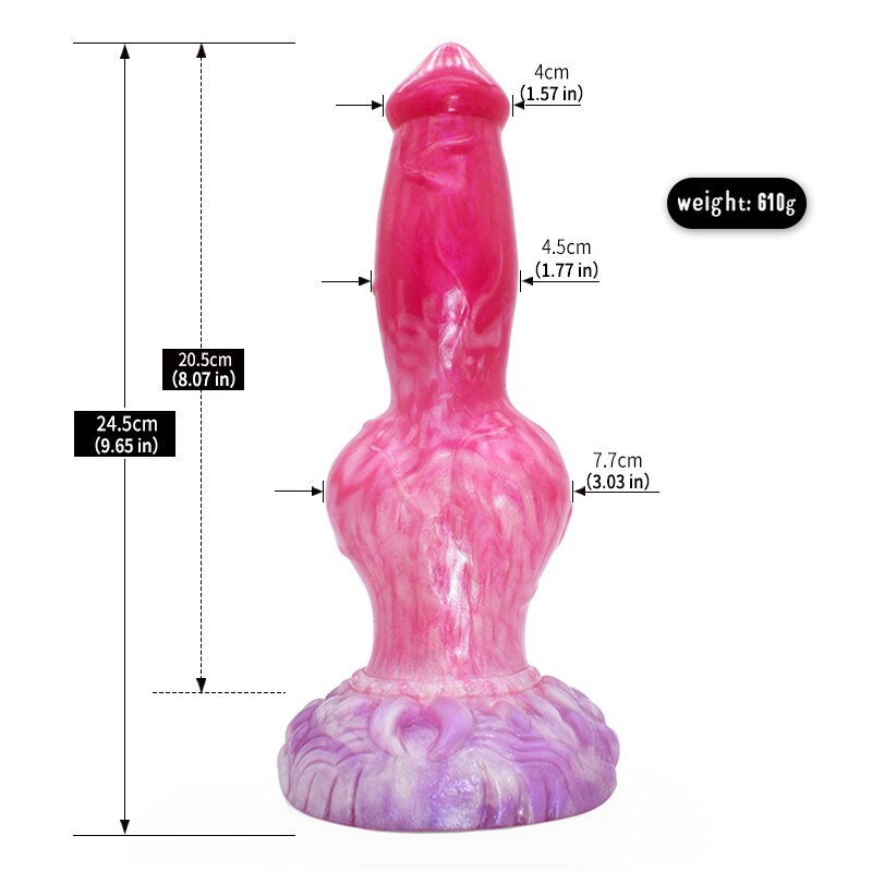 Fantasy Knot Dildo Sucker Silicone Large Penis Anal Plug Sex Toys Masturbator