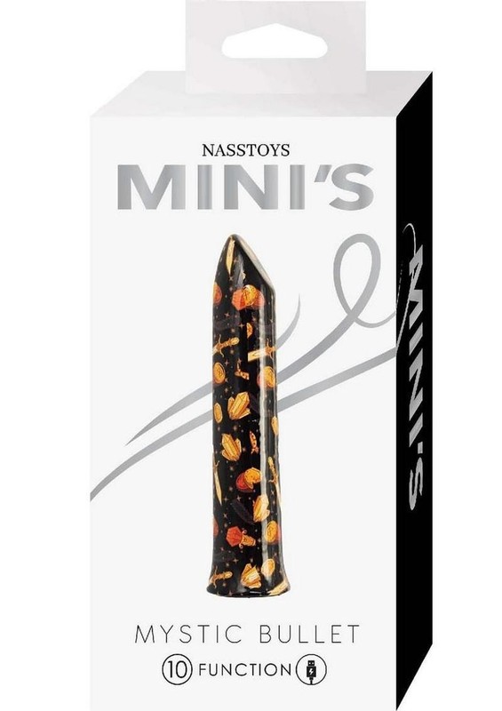 Nasstoys Mini`s Mystic Rechargeable Bullet – Black/Gold