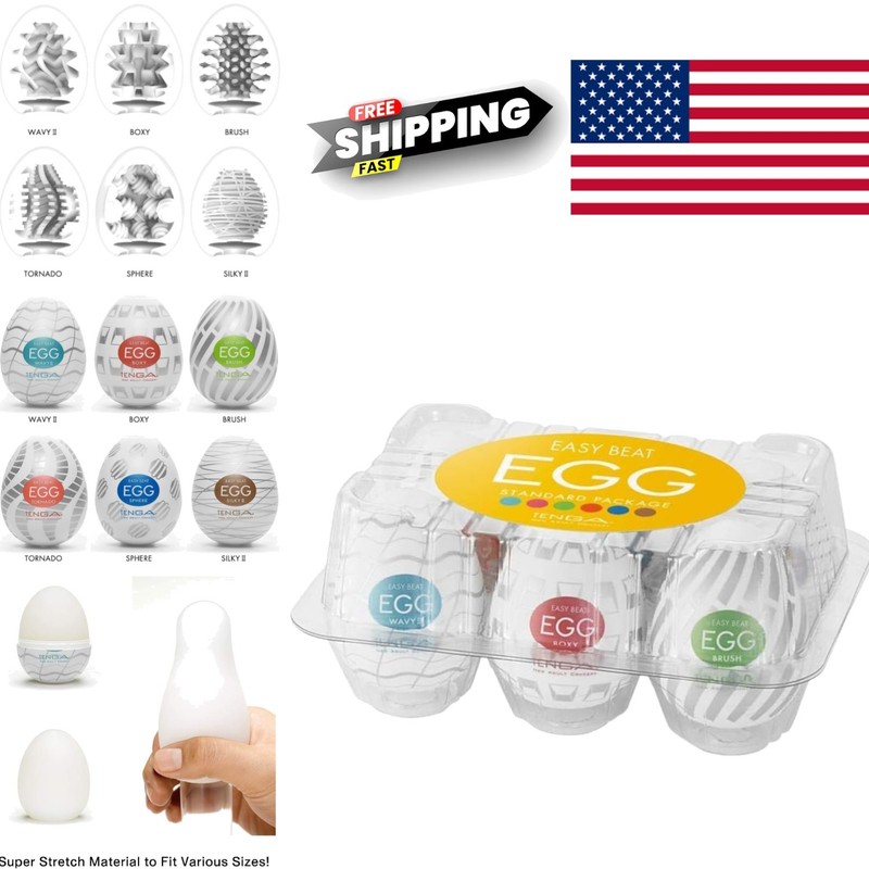 Male Masturbator Variety Pack with Six Unique Textures for Ultimate Satisfaction