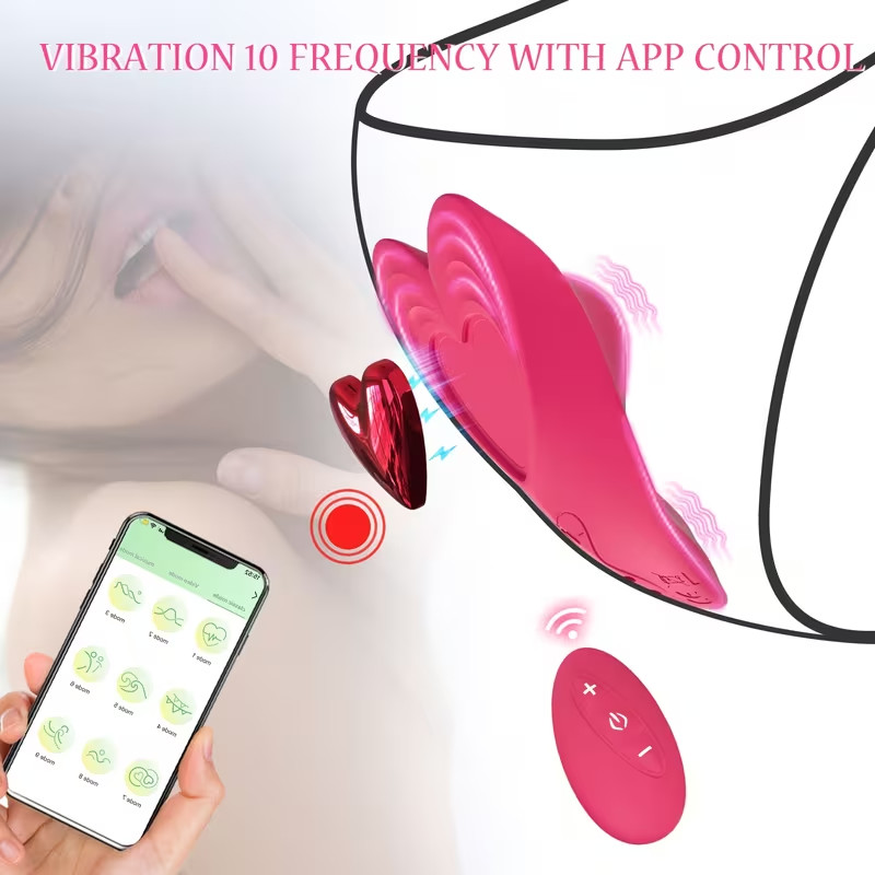 Wearable Butterfly Panty Vibrator Clitoral Stimulator Couple Sex Toys For Women