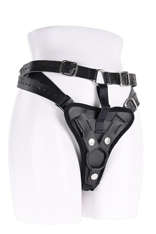 Sportsheets Aurora High Waisted Strap-On Harness Black gallery