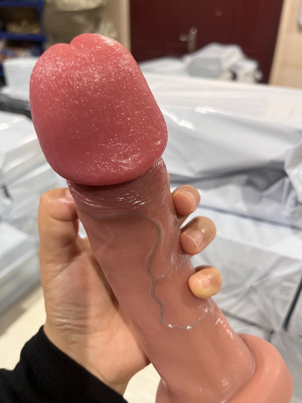 Huge Silicone Big Head Dildo Realistic Penis Cock Sex Toys For Women Thick Dong gallery