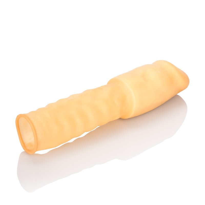 Cal Exotics 3" Latex Extension Beige - Male Penis Extension Extender Sleeve gallery