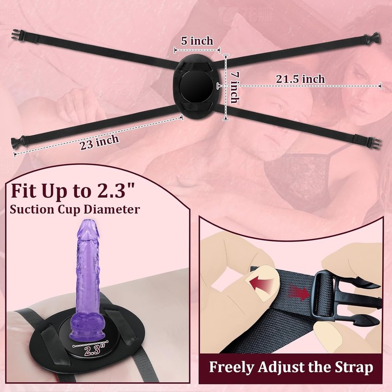 Suction Cup Dildo Mount, Strap On Dildo Harness Holder Sex Saddle, Riding Machin gallery