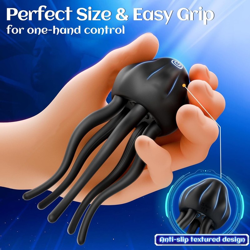 Vibrating Cock Penis Head Teaser Vibrator Masturbator Stroker Glans Trainer