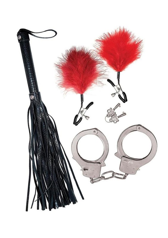 Nasstoys Bondage Whip,feather and Cuffs gallery