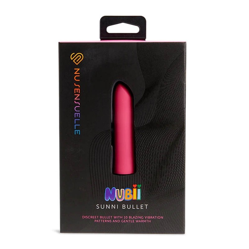 Nu Sensuelle Nubbi Sunni Bullet Pink – Discreet Warming Clitoral Bullet Vibe