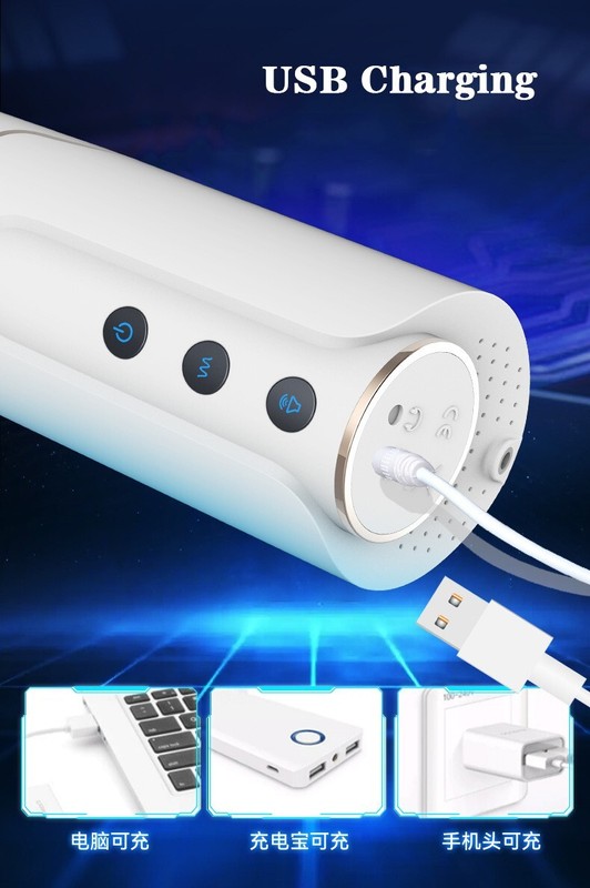 Masturbaters Automatic HandsFree Male Telescopic Thrust Cup Stroker Men Sex Toy gallery