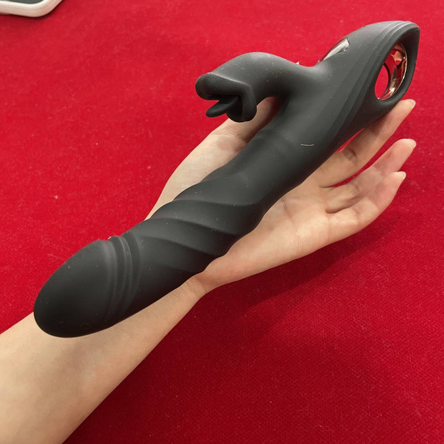 Screen Display Thrusting Vibrator-Dildo-Clit-G-Spot-Massager-Recharge-Anal-Plug