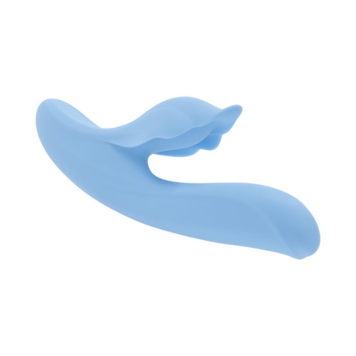 Playboy In Bloom Rechargeable Silicone Heating Rabbit Vibrator Blue gallery
