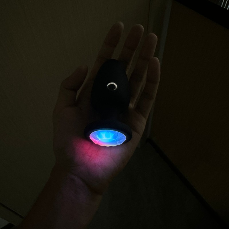 Silicone LED Light Up Anal Butt Plug Prostate G Spot Stimulator Vibrator Sex Toy gallery