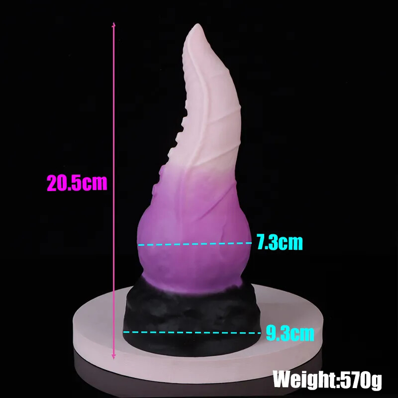 Silicone Dildo Colorful Anal Plug Anal Dilator Massager Masturbator Sex Toys