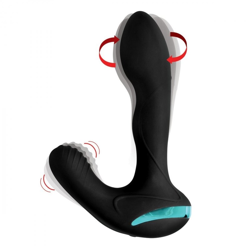 Maverick Rotating Vibrating Silicone Prostate Stimulator gallery