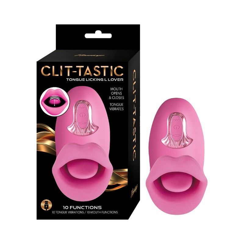 Clit-Tastic Tongue Licking Lover Pink
