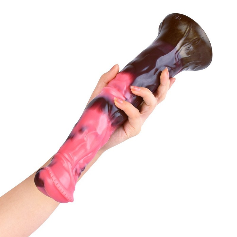 12" Fantasy Dildo Knot Fantasy Monster Silicon Dildo Adult Sex Toy Huge Big Dick gallery