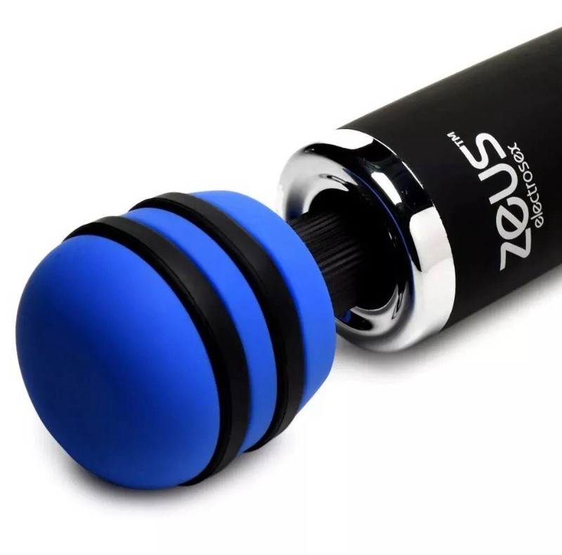 ZEUS ELECTROSEX Blue-Arc E-Stim Vibe Wand Vibrating Massager Stimulation gallery