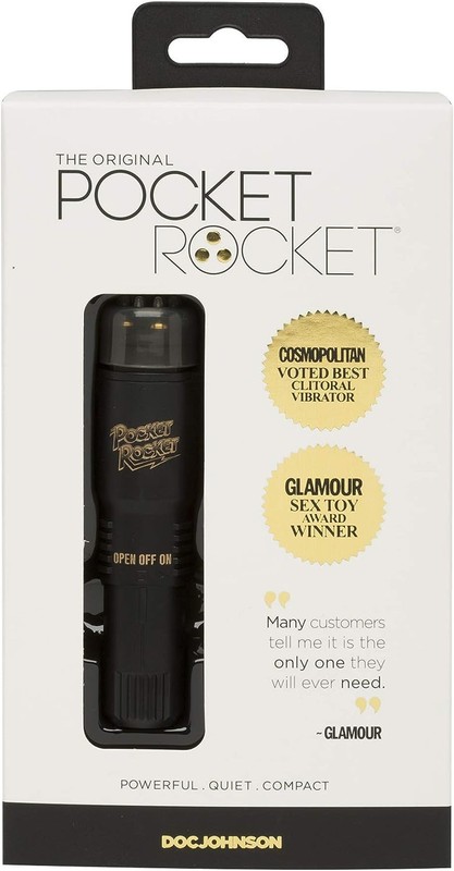 THE Original Pocket Rocket Vibrator Mini Sex Toy for Women Doc Johnson POWERFUL gallery