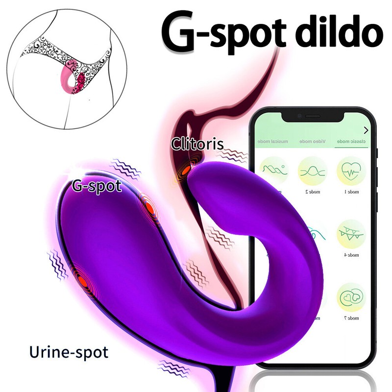 Adult Sex Toys G-spot Dildo Vibrator Women Clitoris Stimulator With APP Control