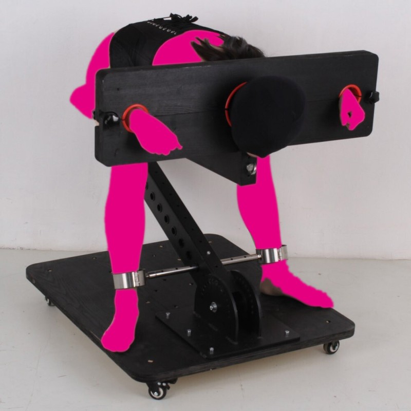 Slave Restraint Rack BDSM Bondage Kit Love Furniture Binding Shackles Sex Toys gallery