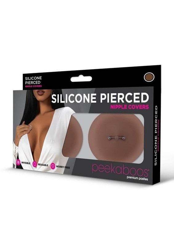Peekaboo Silicone Pierced Nipple Covers – Chocolate