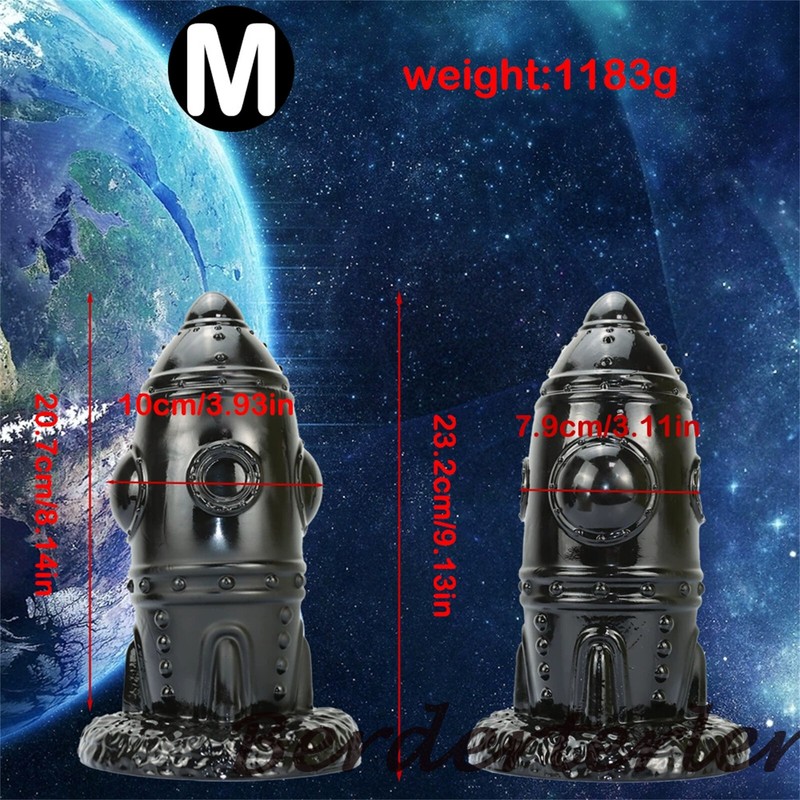 Super Large Rocket Butt Plug 32x12cm 2.6kg Bump Stimulating Anal Toy for Adults gallery