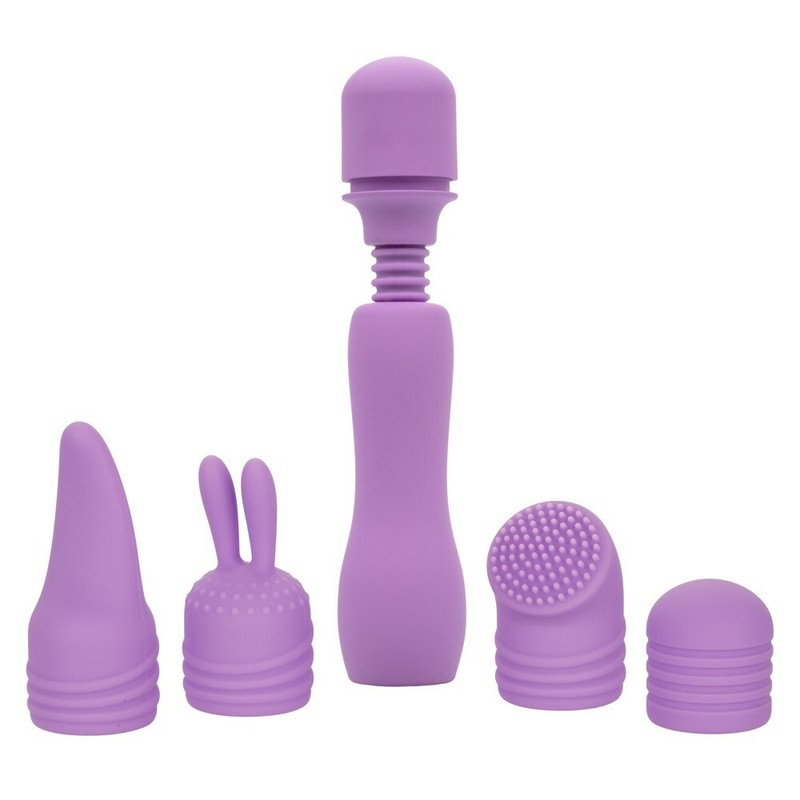 Cal Exotics First Time Rechargeable Travel Teaser Kit Purple – Compact Massager