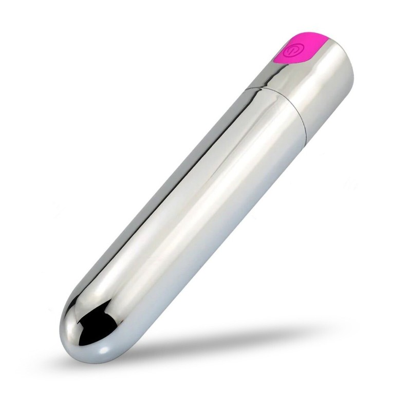 10 Multi-speed Rechargeable Silver Bullet Vibe Pocket Travel Vibrator Sex Toys