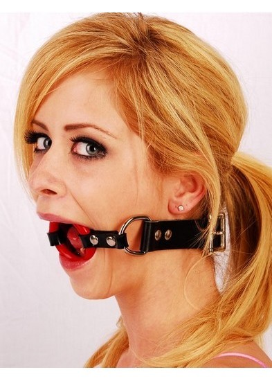 SUPER SALE The Original SUPER GRIP RING GAG™ – 1 1/2 INCH RED RING – LEATHER