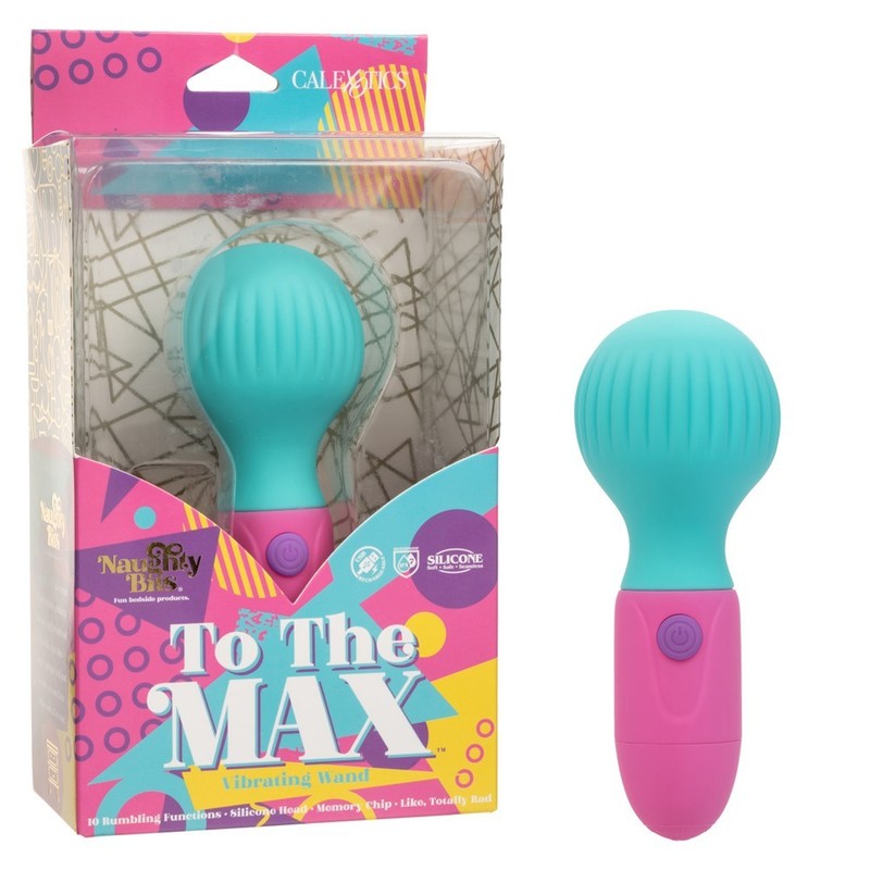Cal Exotics Naughty Bits to the Max Vibrating Wand – Clitoral Vibe