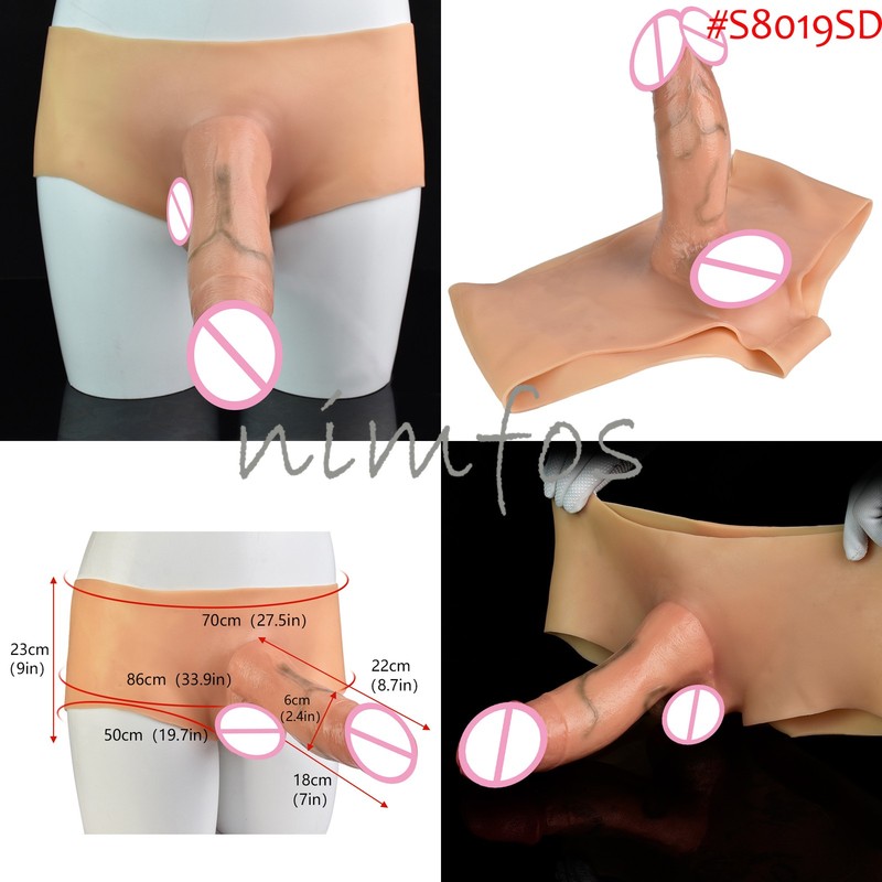 Silicone Panty Underwear With Realistic Solid Dildo Wearable Penis Sex Toys gallery