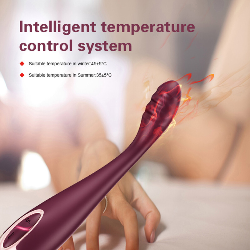 Heating Orgasm Finger Vibrator G-Spot Dildo Clit Wand Massager Sex Toy For Women gallery
