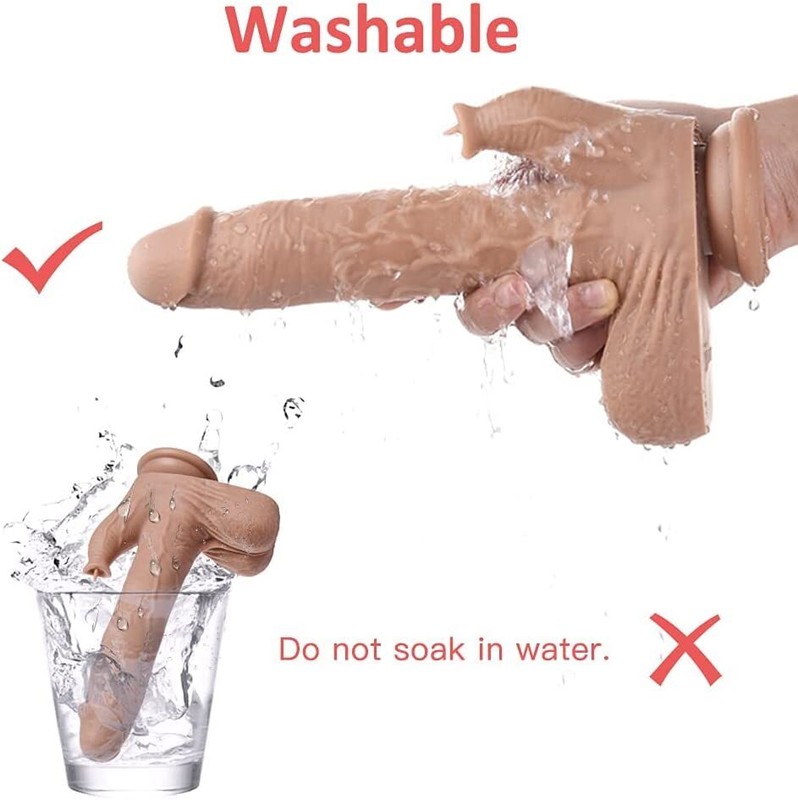 10 Modes Realistic Thrusting Dildo Vibrator G-Spot Clit Licking Women Sex-Toys gallery
