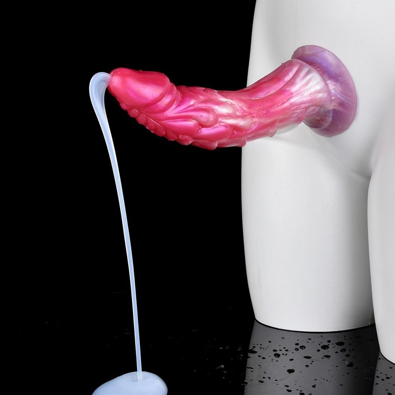 Large Ejaculation Dildo Fantasy Squirting Penis With Suction Cup Anal Plug gallery