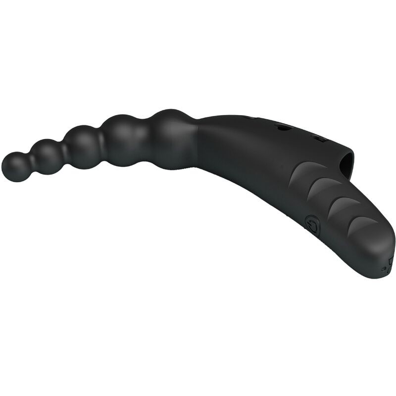Pretty Love Jordin - Silicone Finger Vibrator 10 Vibrations Black gallery