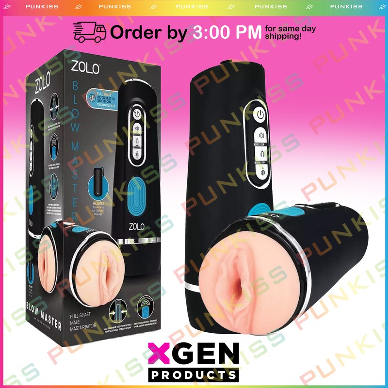 Zolo Blow Master Rechargeable Sucking💋Handsfree Male Masturbator Cup Sex Toy