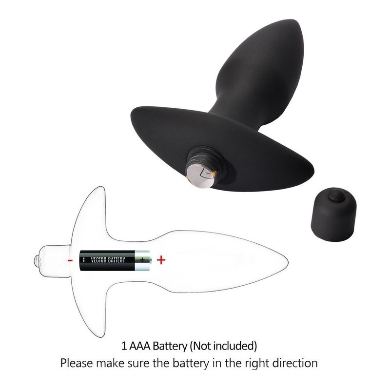 8x Speed Vibrating Silicone Anal Butt Plug Dildo Vibe Vibrator Anal Sex Toys gallery