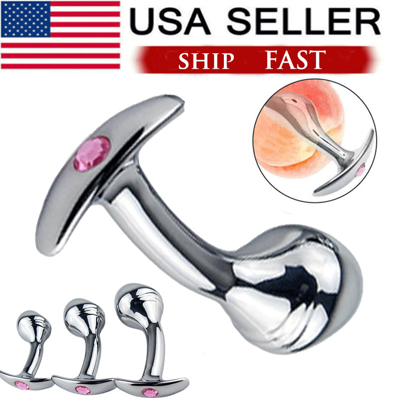 Metal Anal Beads Butt Plug Set Wearable Ass Analplug Jewelry Dildo Prosate BDSM gallery