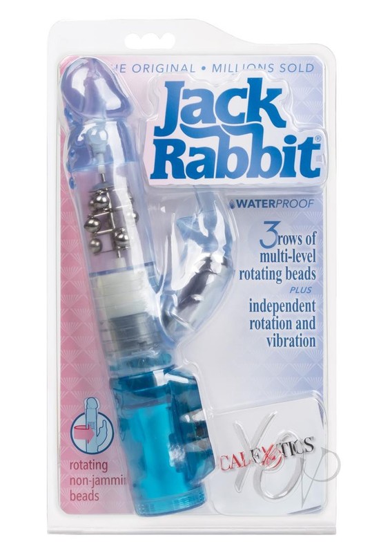 Jack Rabbit Beaded Rabbit Vibrator – Blue