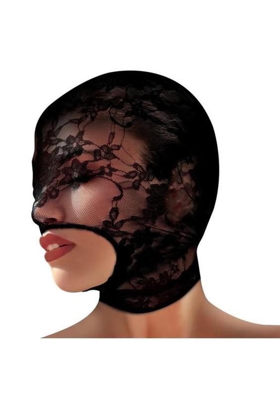 Master Series Lace Seduction Lace Bondage Hood gallery