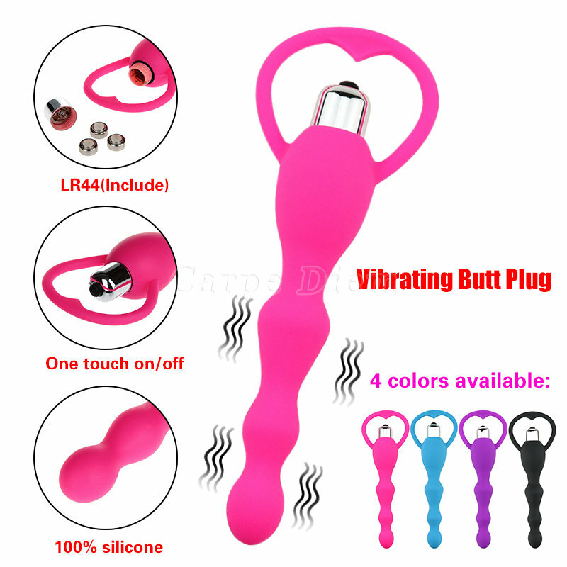 Anal Sex toys for Women Men Couples Vibrating-Butt-Plug-Bead Adult-Toys Massager gallery
